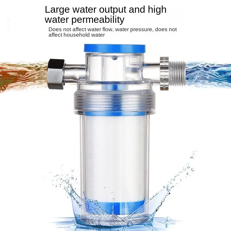 Universal Water Pipe Filter Purifier Shower PP Cotton Filter Faucets Bath Sprayer Purification Washing Machine Kitchen Accessory