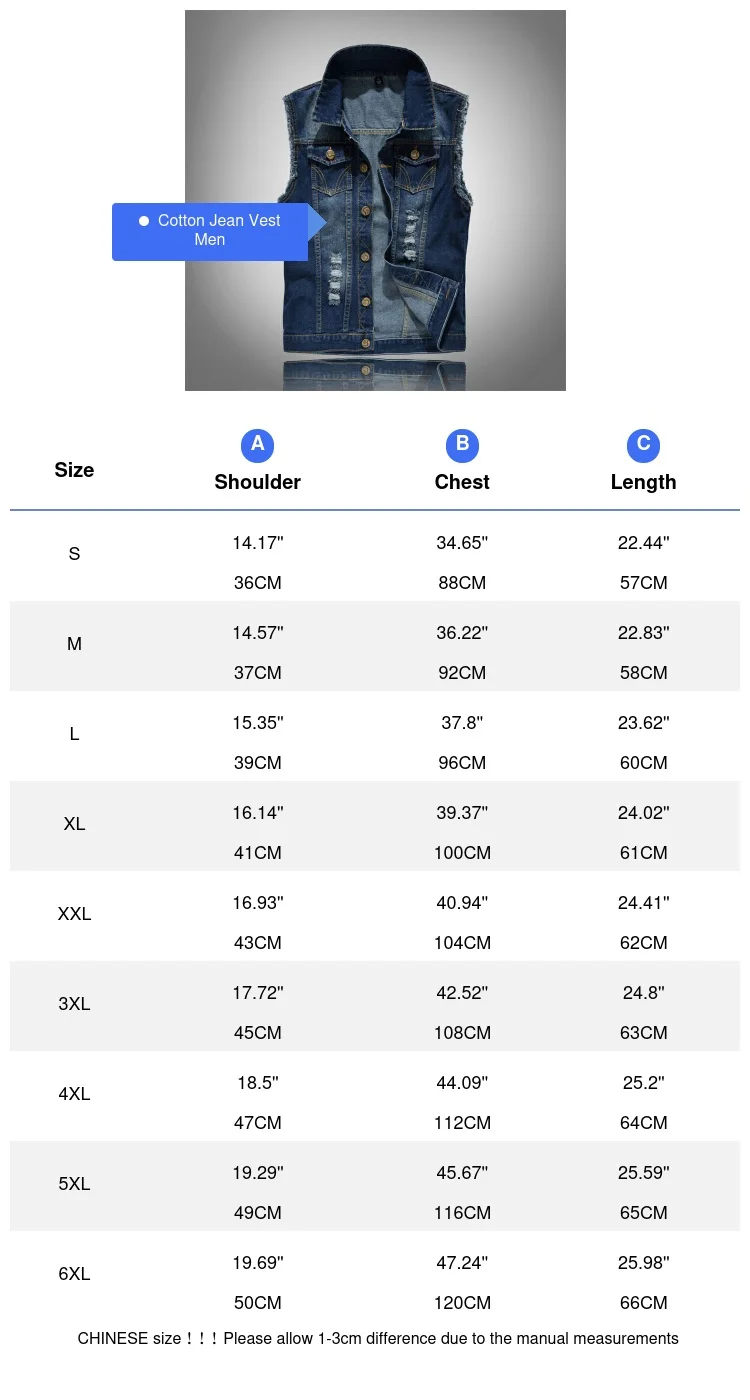 Summer Men\'s Cotton Jean Vests Fashion Man Retro Rippded Hole Waistcoat Men Punk Streetwear Hip Hop Sleeveless Jackets Clothing