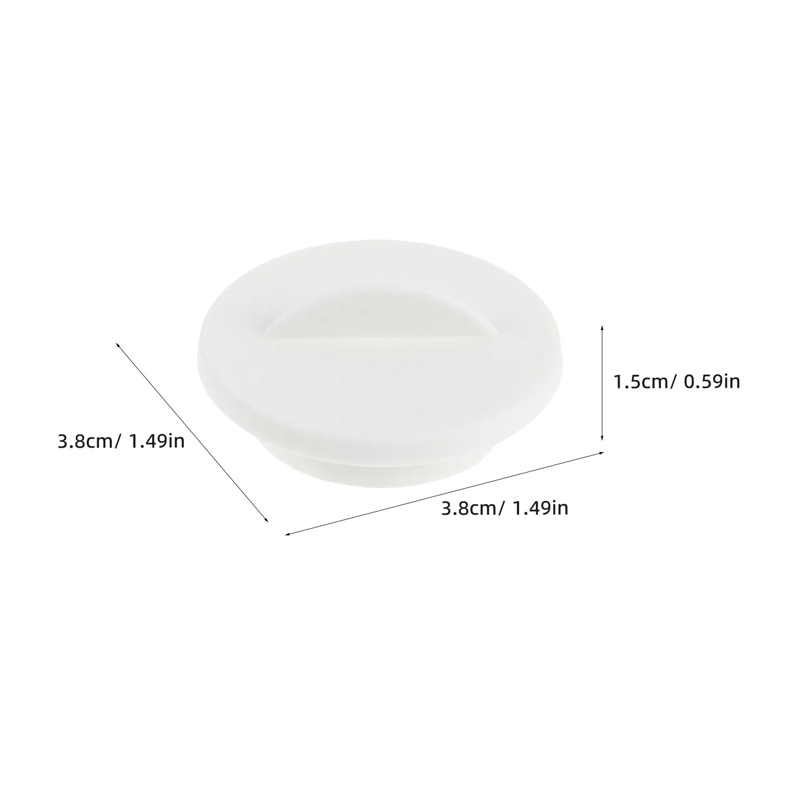 24Pcs Hydroponic Growing System Hole Caps White Round Spacer Covers 1.5 Inch Plant Hole Caps Indoor Garden Deck Pod Covers view 5