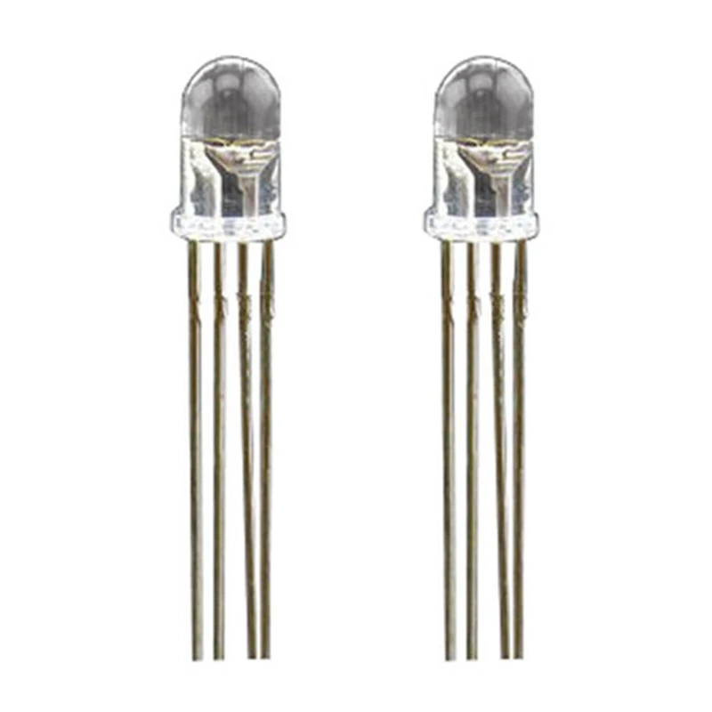 200Pcs 5Mm 4 Pin RGB LED Common Anode Red Green Blue image 4