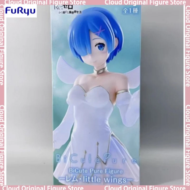 

In Stock 100% Original FuRyu Re: Life A Different World From Zero Rem Little Wings Ver Model Collection Doll Toy Gift