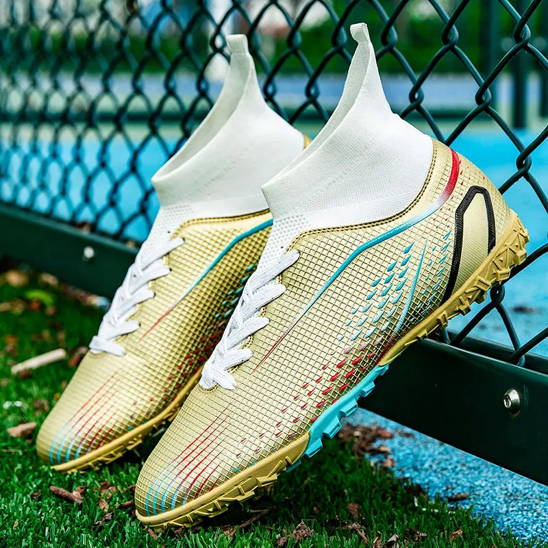 

Godasse Chimpunes Guallos Multitacos Guayos Centipede Tennis TF Predator Futsal Hall Court Fast Football Soccer Boots Shoes Men