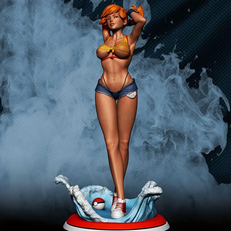 

1/24 75mm resin assembled model kit anime girl Diy unassembled unpainted toys