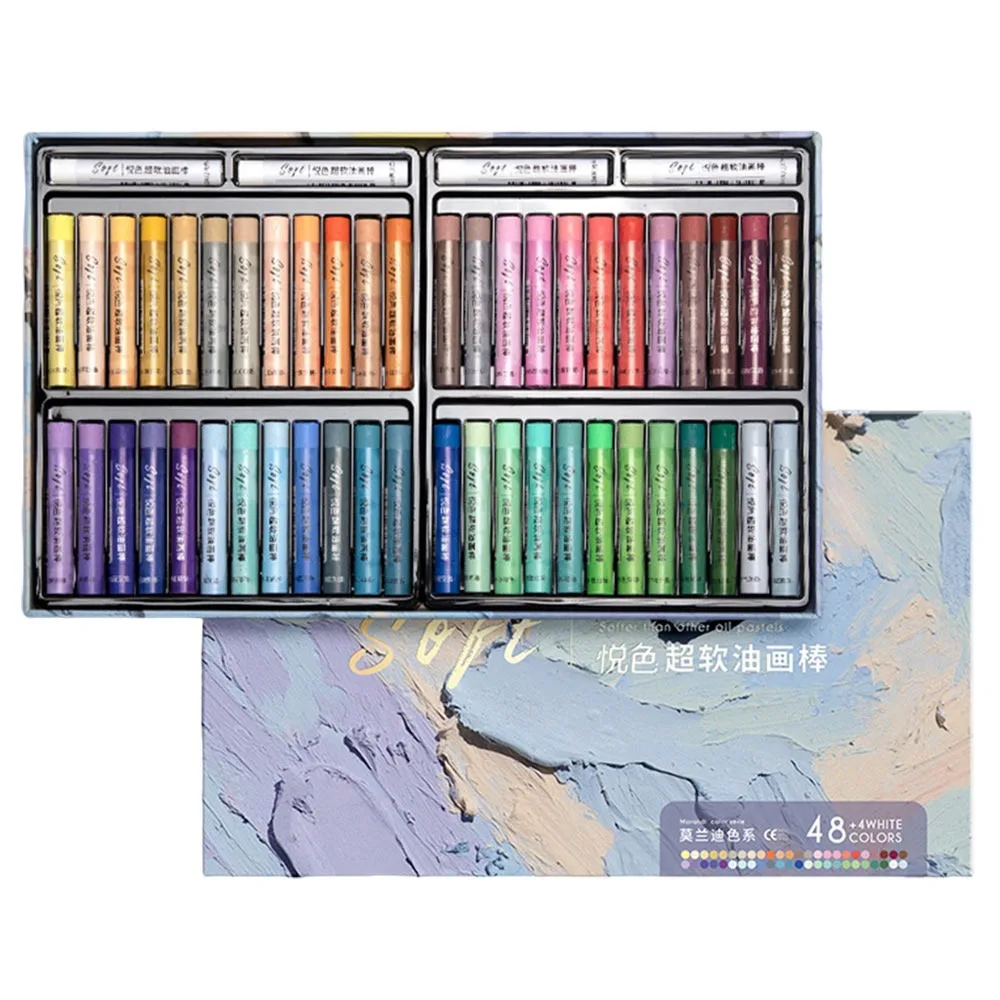 Gifts 24/36/48 Colors Artist Soft Oil Pastel Set Professional Safety Painting Crayons Child Painting Stick Art Supply