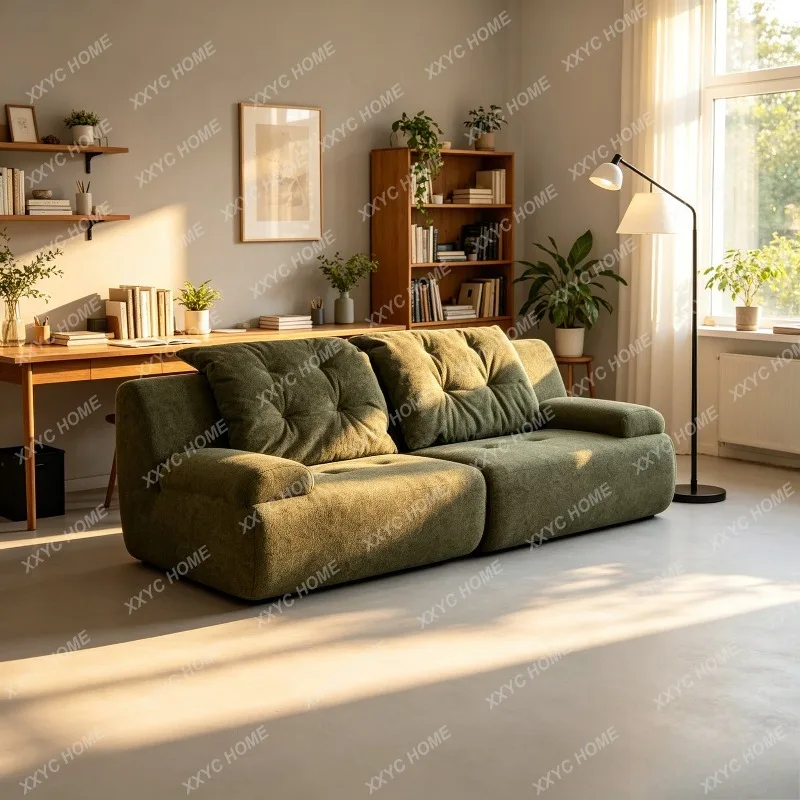 

Vacuum compression fully removable and washable modern casual lazy style fabric sofa puff z645