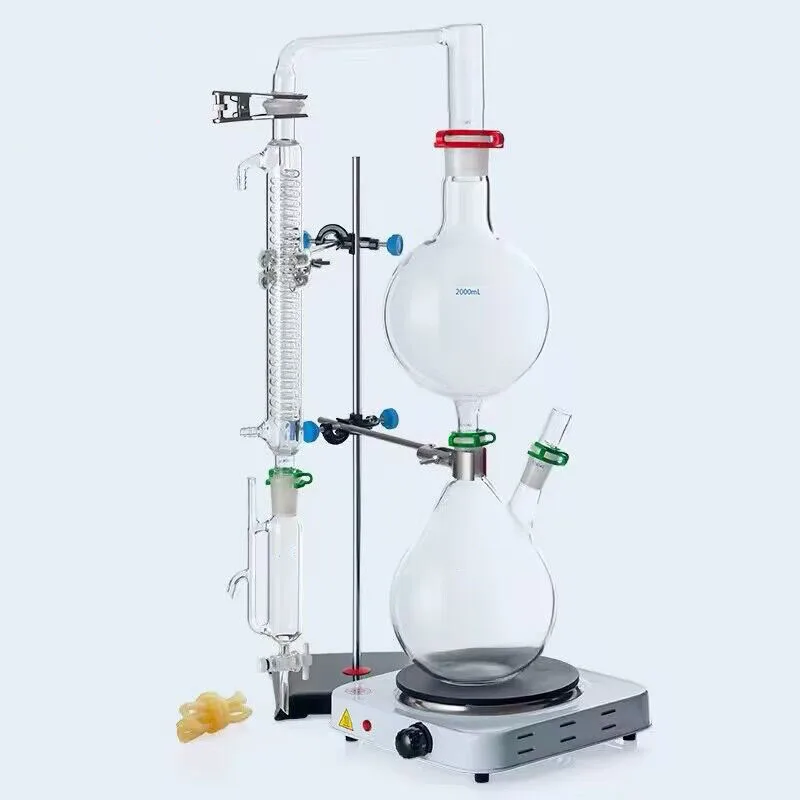 500/1000/2000ml Distillation Supporting Extraction Instrument, Simple Lab Extraction Unit