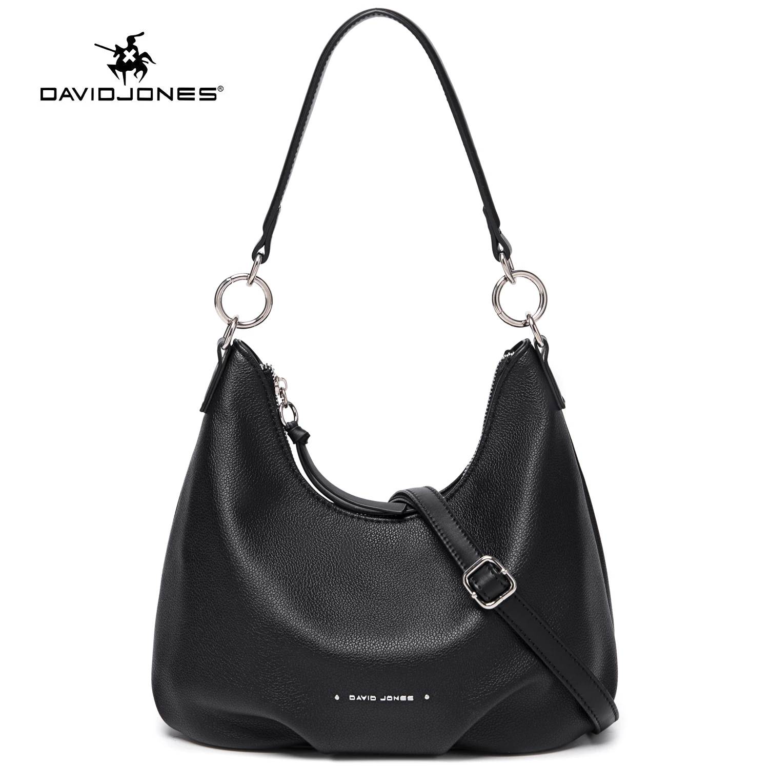 David Jones Luxury Crossbody Bags for Women 2023 Shoulder Bag Women Casual Satchels Wide Straps Fashion Female Handbag