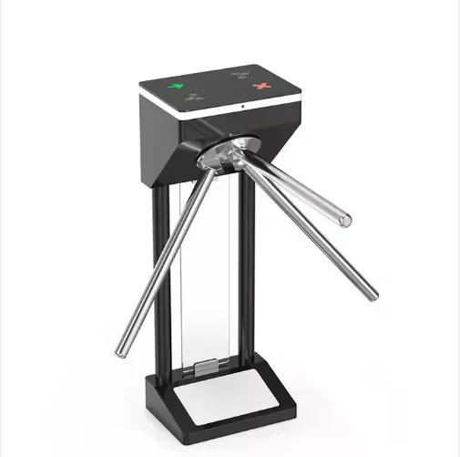 

Slim Waterproof Automatic Reset Space -Saving Face Recognition RFID Card Access Control System Tripod Turnstile For Airport Bank