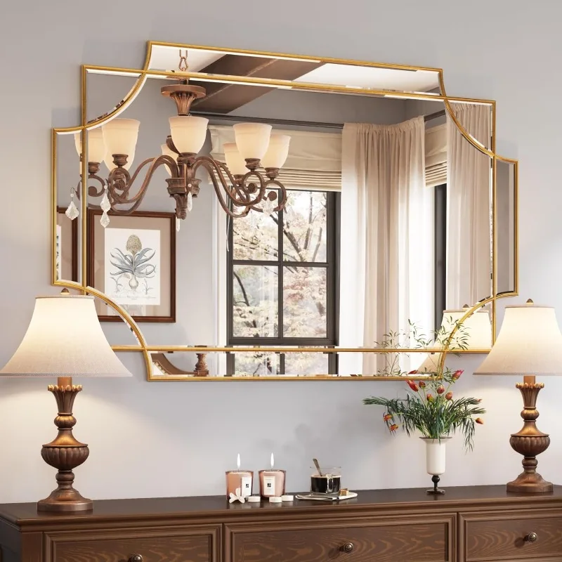 Large Mirror for Wall, Modern Decorative Mirror Rectangle Wall , Bevelled Full Length Mirror