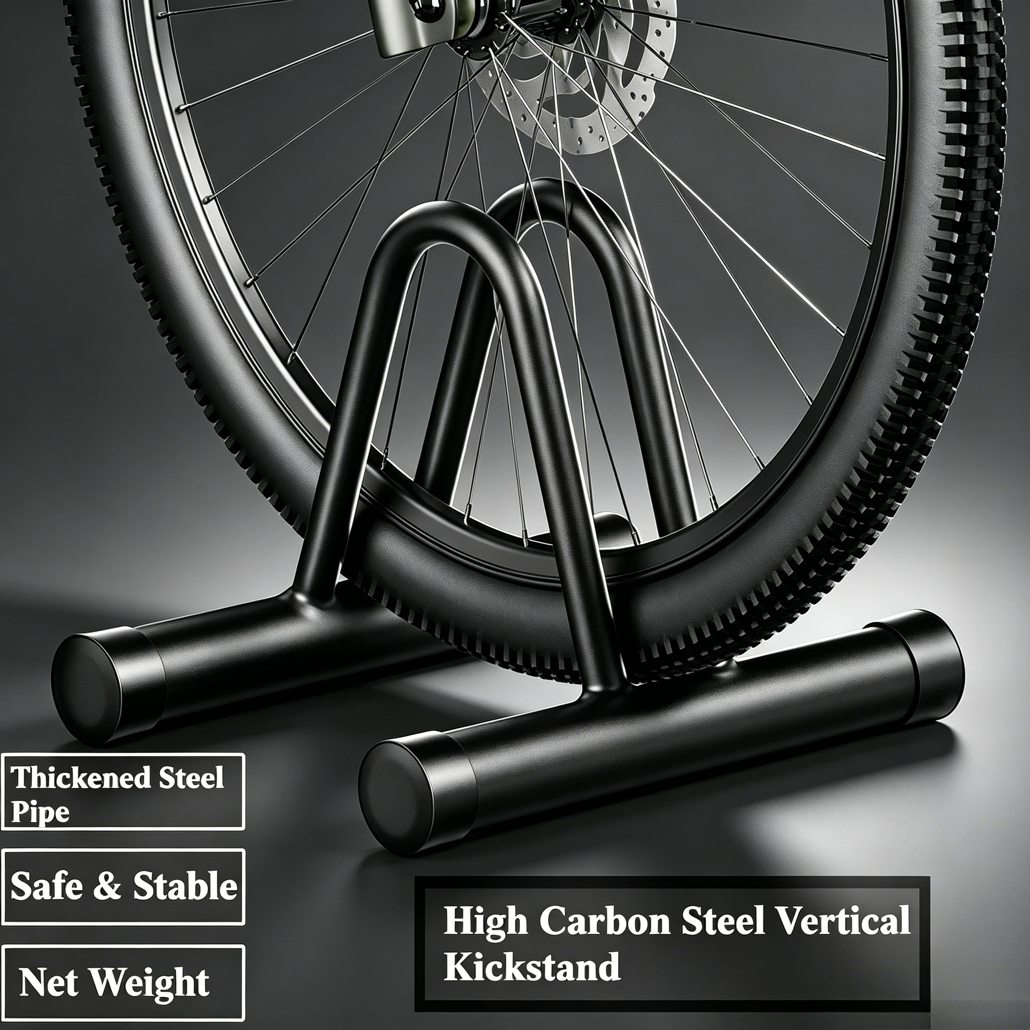 Road Bike Parking Stand, Bicycle Storage Rack, Alloy Holder for Mountain Bikes, Indoor Storage & Display Stand for Bicycles