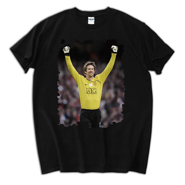 brand tee-shirt tops fashion tshirts for male Edwin Van Der Sar Tshirt Homme T Shirt MAN T-SHIRT  cotton t shirts