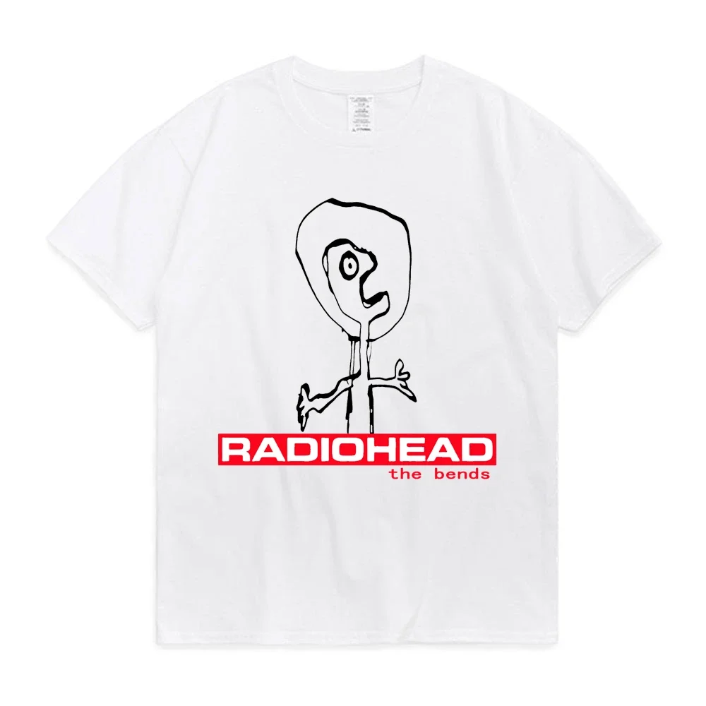 

Radiohead The Bends Graphic T Shirts 90s Vintage Punk Hip Hop Short Sleeve Tee Shirt Oversized Streetwear T-shirt Male