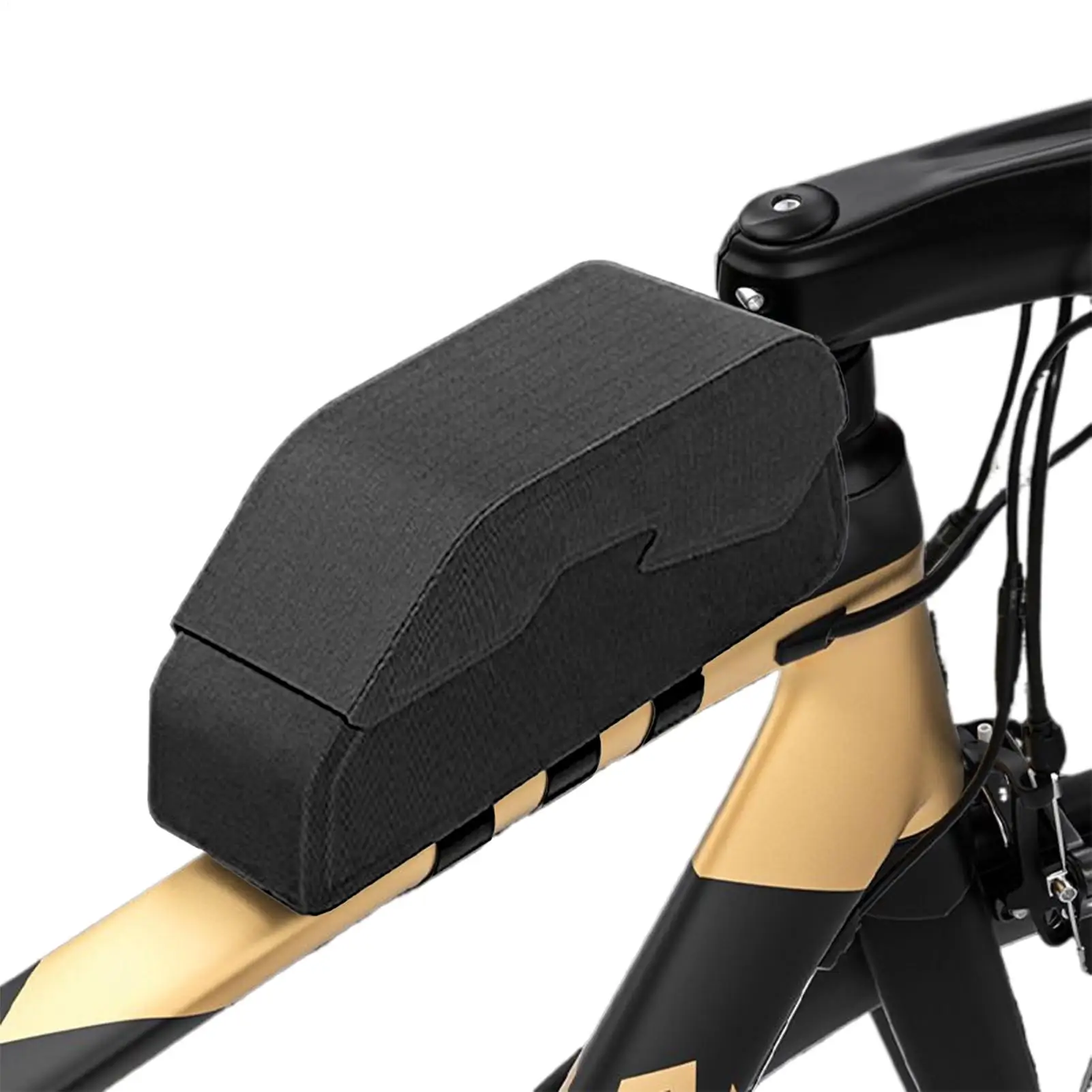 Magnetic Bike Frame Bag 1L Waterproof - Top Tube Pouch for Road Mountain Electric Folding City Cycling Commuting Outdoor