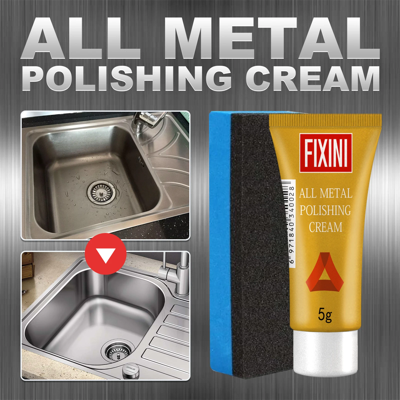 All Metal Polishing Cream 5g Knife Machine Polishing Wax Supplies Professional Polishing Paste Rust Oxide Remover Clean Tool