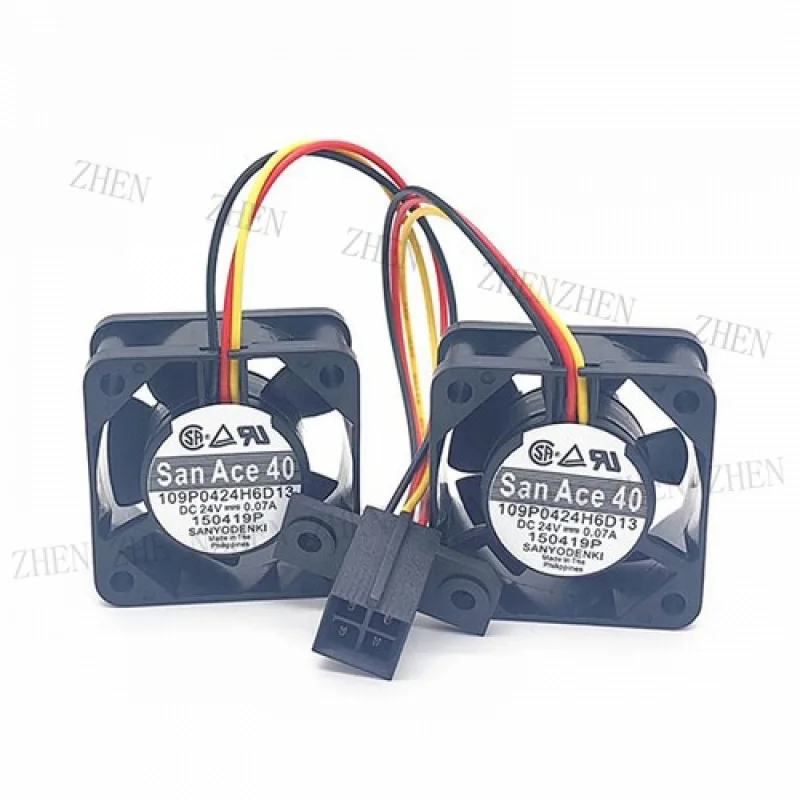 And 2 Pcs. New FOR Combined 109P0424H6D13 Cooling Fan 4020 DC24V 0.07A