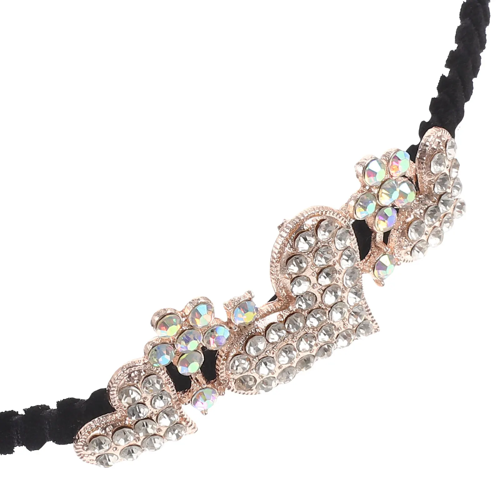 

Rhinestone Headband Non-Slip Elegant Decorative Headdress Wedding Party Fashionable Hair Band For Women Long-Lasting Shiny