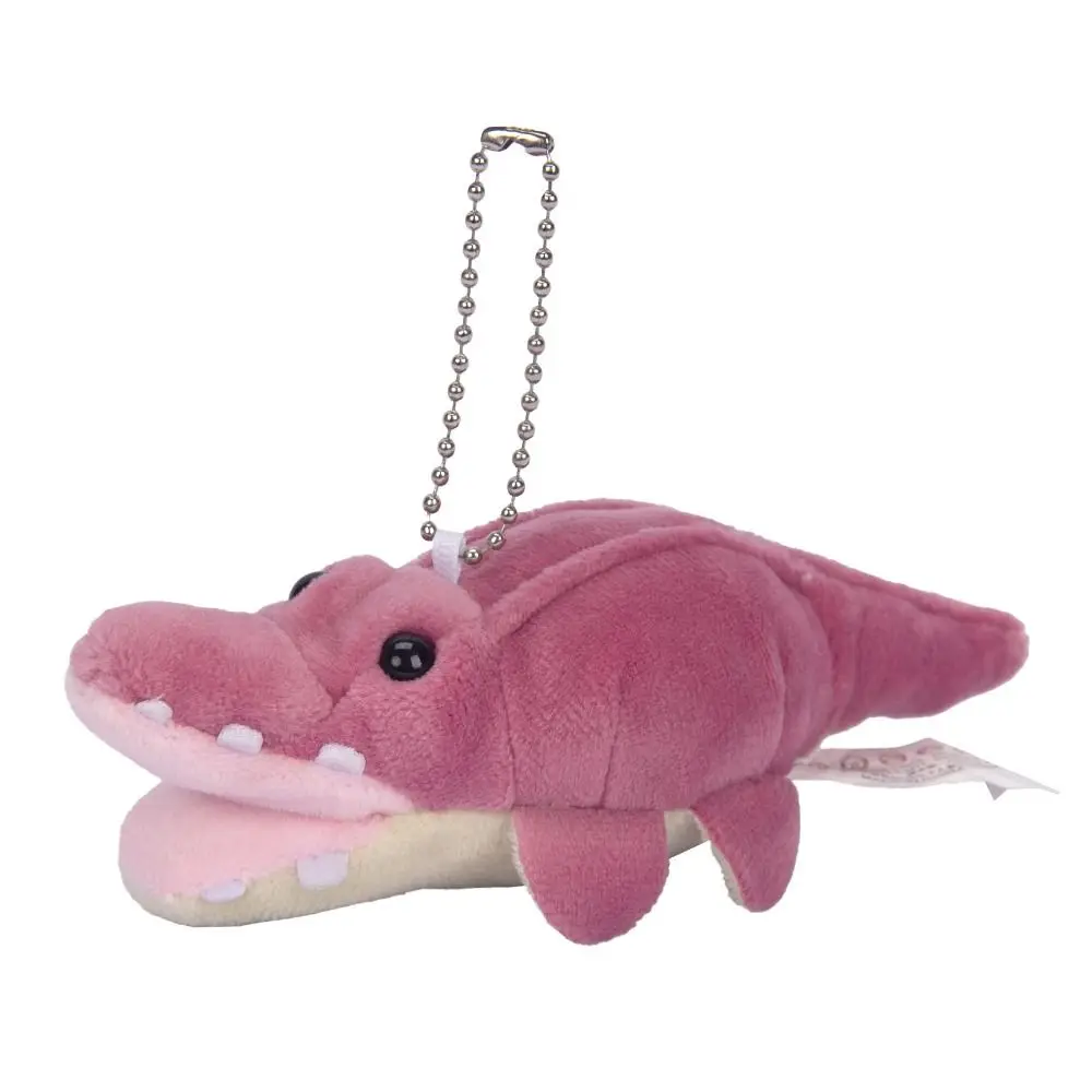 

Creative Soft Dinosaur Plush Keychain Plush Stuffed Cartoon Triceratops Keyring Fashion Cute Crocodile Bag Pendant Kids