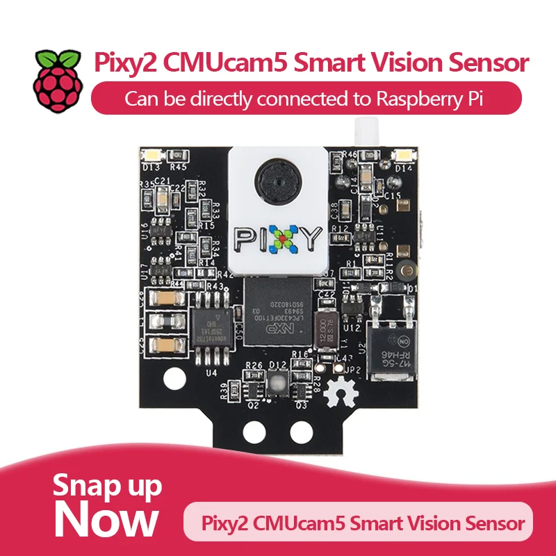 Pixy2 CMUcam5 Smart Vision Sensor Can Make A Directly Connection For Raspberry pi