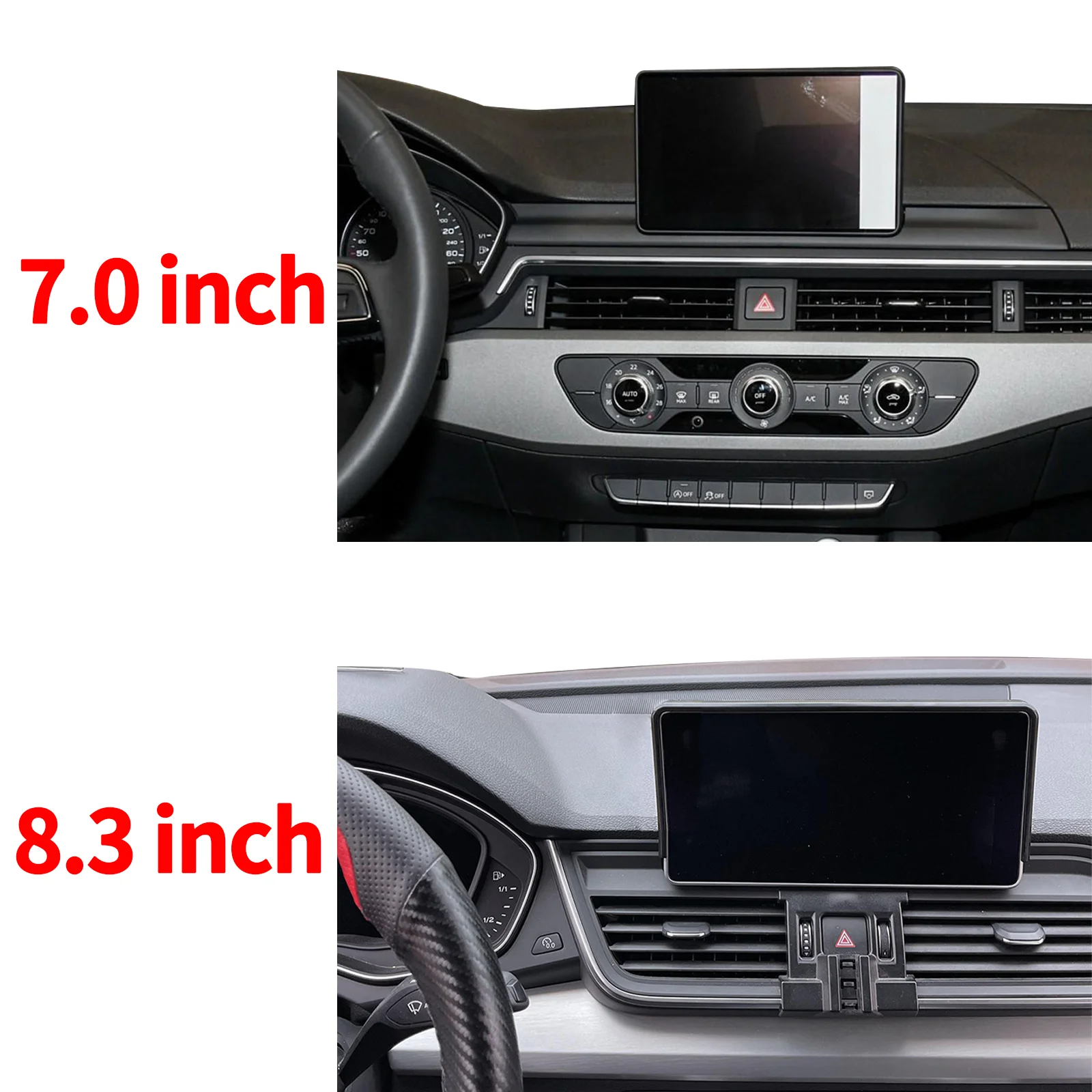 fit for Audi Q5 80A 2018 2019 2020 ​​​​Anti-Shake Screen Base Phone  Holder Mount Stand ​​ Dedicated Car​​ accessoires