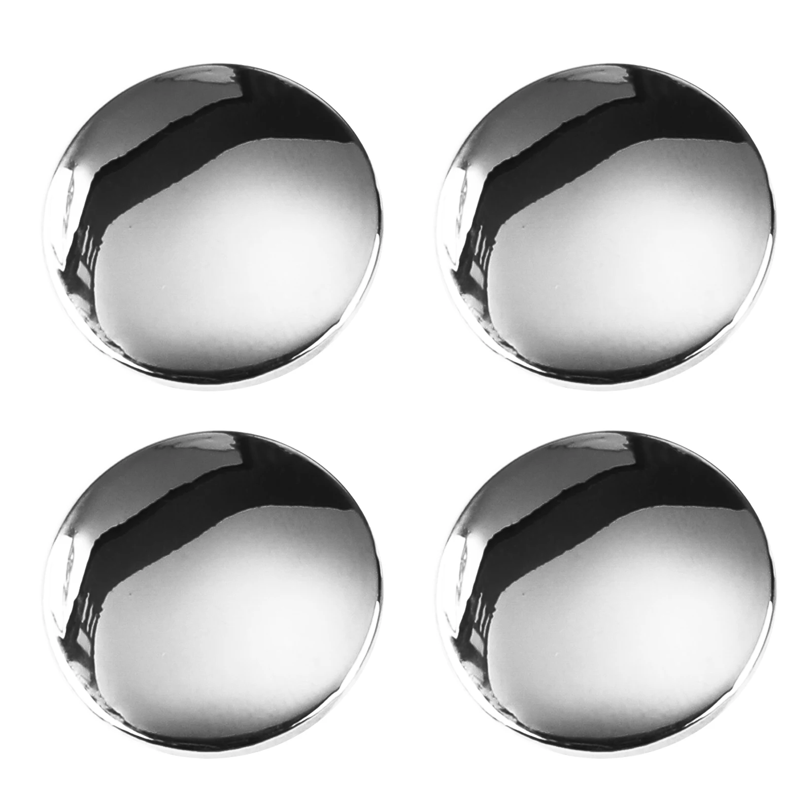 4 Pcs Simulation 1.33 Inches Metal Hubcaps for 1/24 RC Crawler Car Axial SCX24 TRX4-M FCX24 Bronco Diy Tyre Parts