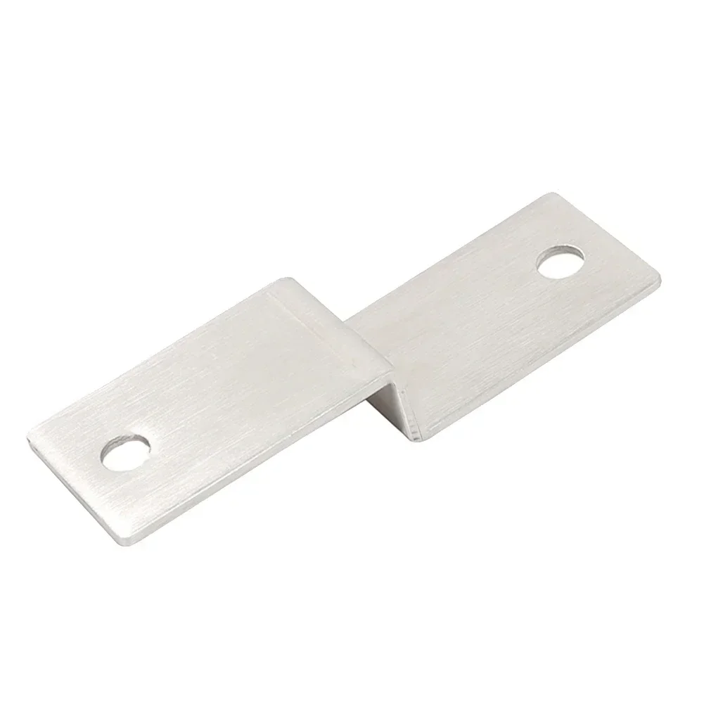 1pc Z-shaped Corner Connector Stainless Steel Thickened Corner Code Lengthened Trapezoidal Fixed Connector Furniture Hardware