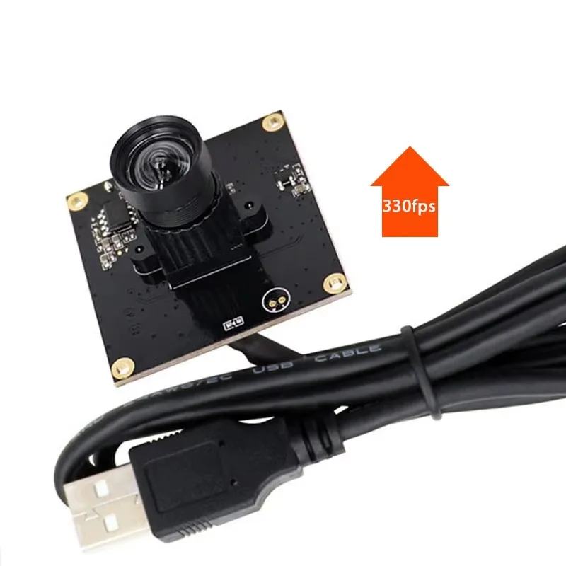 High Speed 330FPS USB Color Global Shutter Camera Module 1080P 60FPS 720P 120FPS Webcam for Android Linux Windows Mac