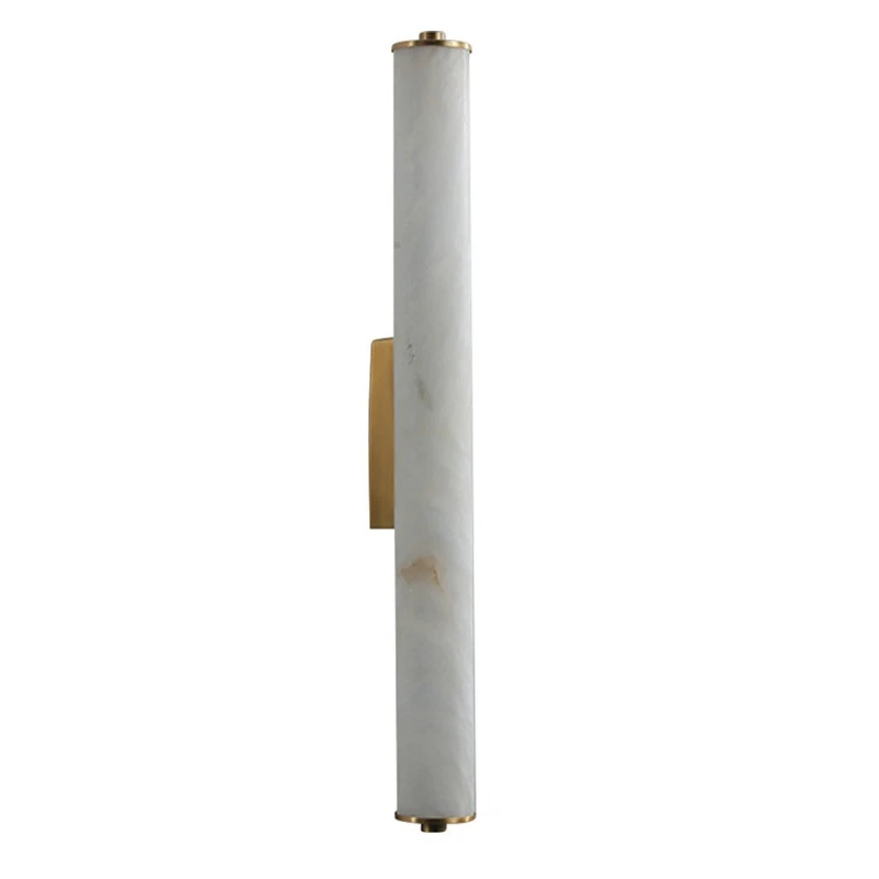 

Hot light luxury all-copper marble wall lamp natural marble wall lamp bedroom bedside