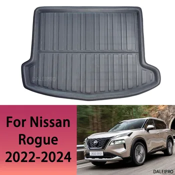 Samochodowa mata bagażnika do Nissana Rogue T33 2022 2023 2024 Cargo Liner Boot Floor Tray 3D Protector Cargo Trunk Tray Akcesoria