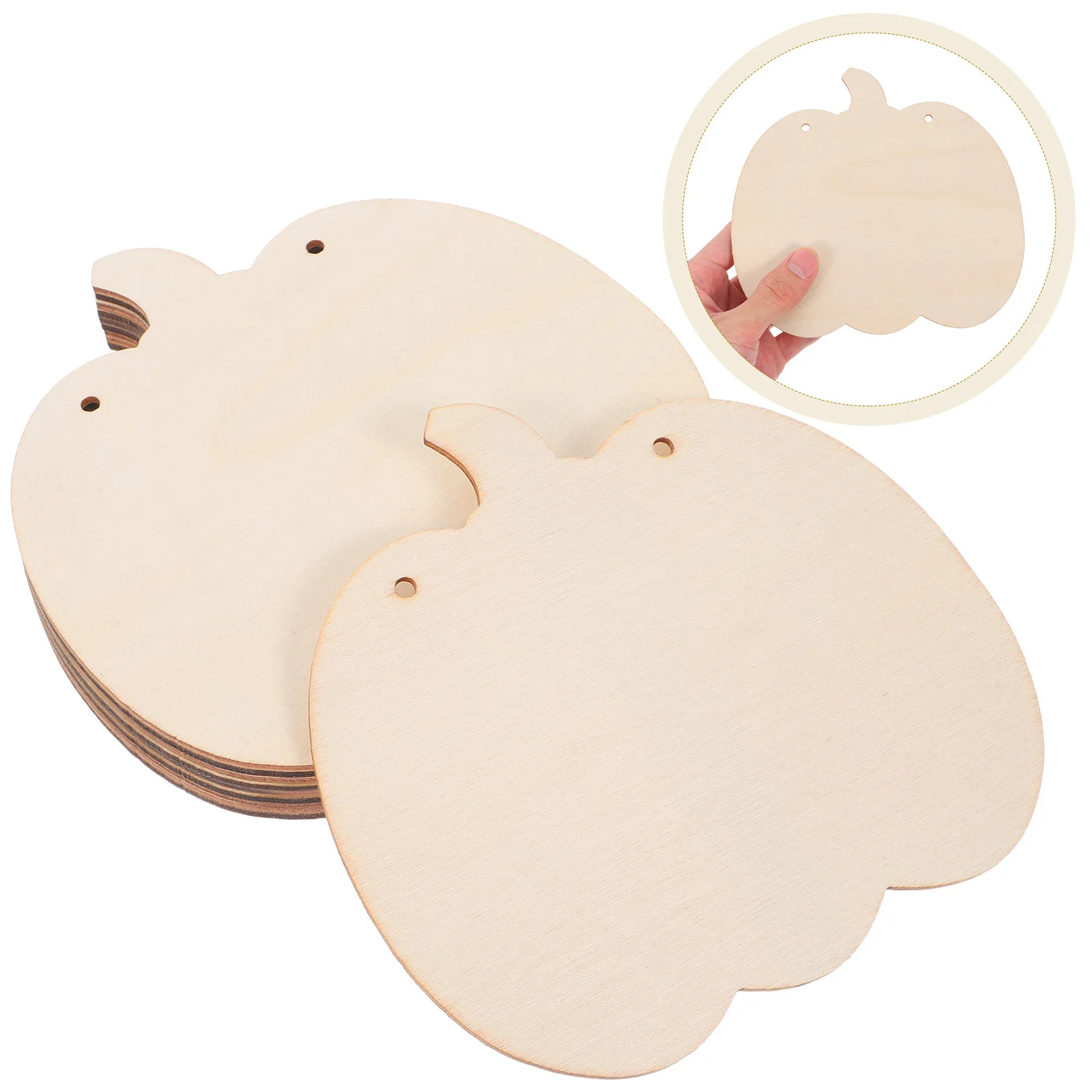 

12Pcs Blank Wood Pumpkin Tags DIY Ornaments for Home Wedding Holiday Celebrations Wood Craft DIY Crafts Material