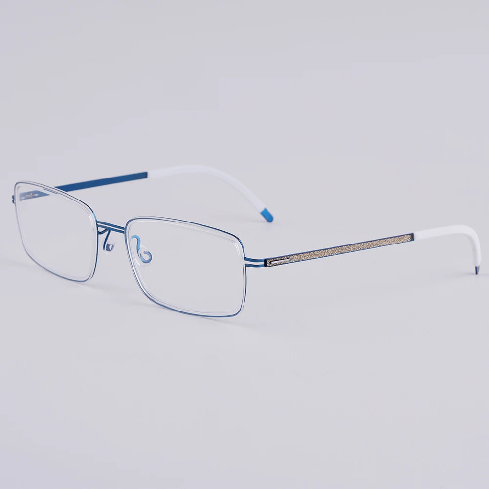 

Ретро-оправы для очков 18 в стиле ретро, безвинтовые, ультралегкие, из чистого титана, для мужчин и женщин, датский бренд