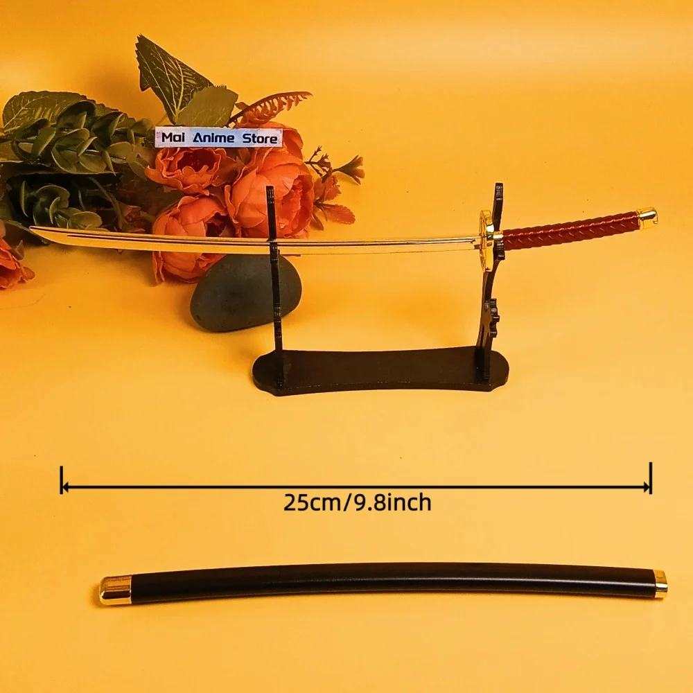 10 inch Okkotsu Yuta Katana Echte Grootte Katana Jujutsu Line Anime Origineel Suord Metalen Samurai Sabel Ninja Mes Unsharp en Y Techniek ft