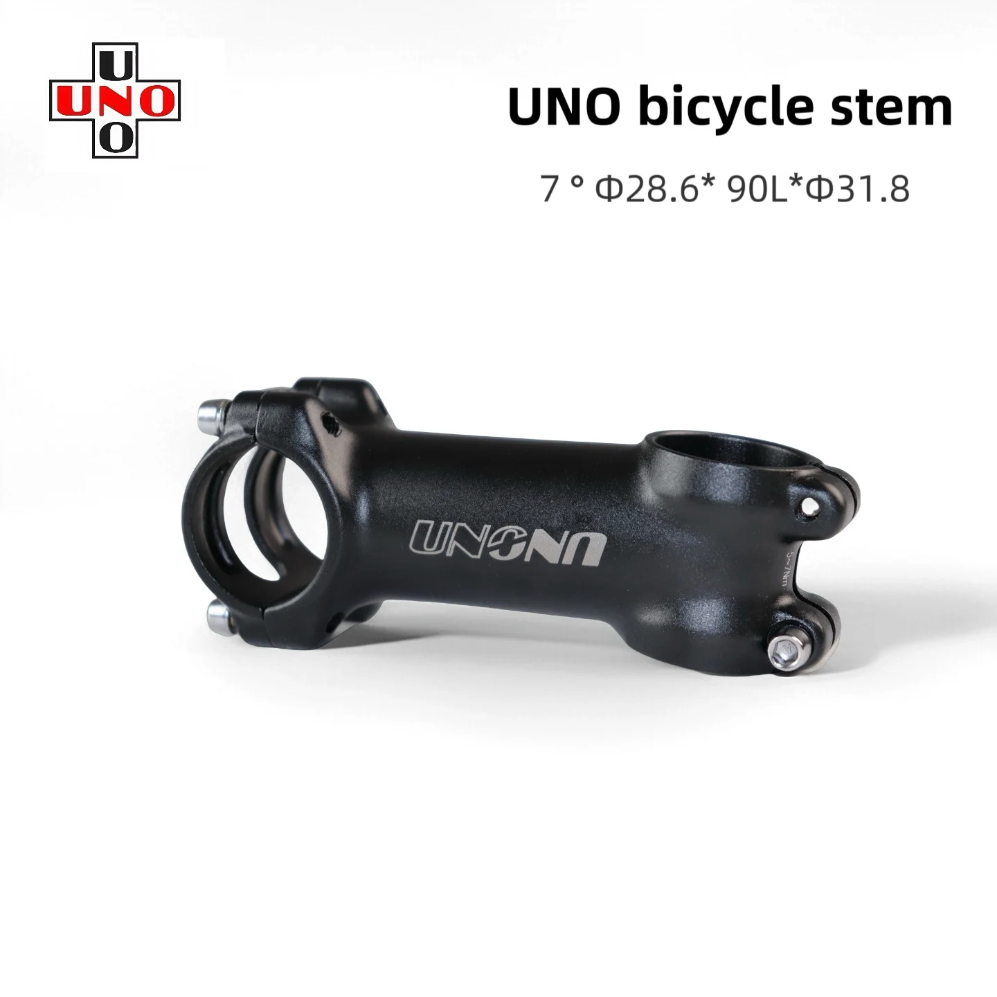 

UNO Bike Pole 7 Degree MTB Road Bike Pole Diameter 28.6 mm Handlebar Diameter 31.8 mm 90MM
