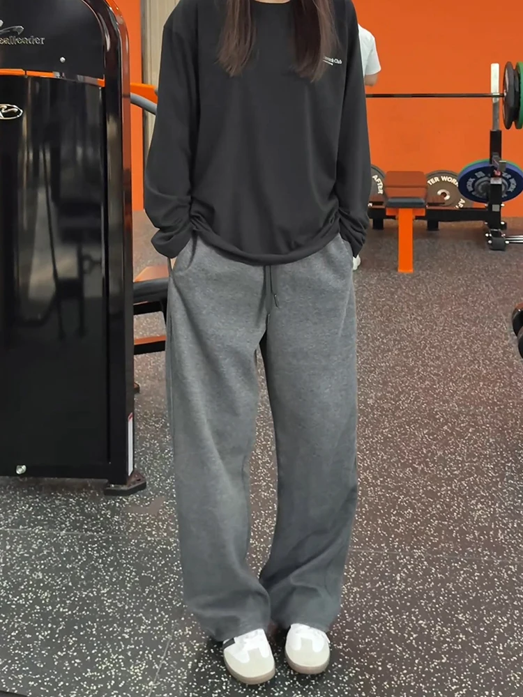 

Спортивные брюки Deep ey American Sle Fce с подкладкой, утепленные, с высокой талией, для похудения, зимние, повседневные, для мужчин и женщин