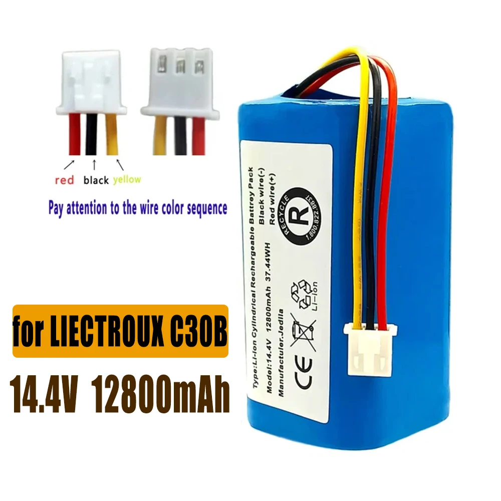 

100%.Original(For C30B)Battery for.Lirctroux.C30B.Robot.Vacuum.Cleaner.14.4V. 6800mAh,/8800mAh/9900mAh/ lithium cell,