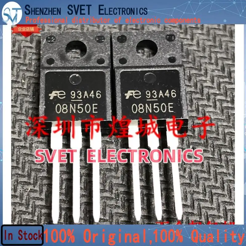 10PCS-50PCS  FMV08N50E 08N50E  TO-220F 500V 7.5A   Original In Stock Fast shipping