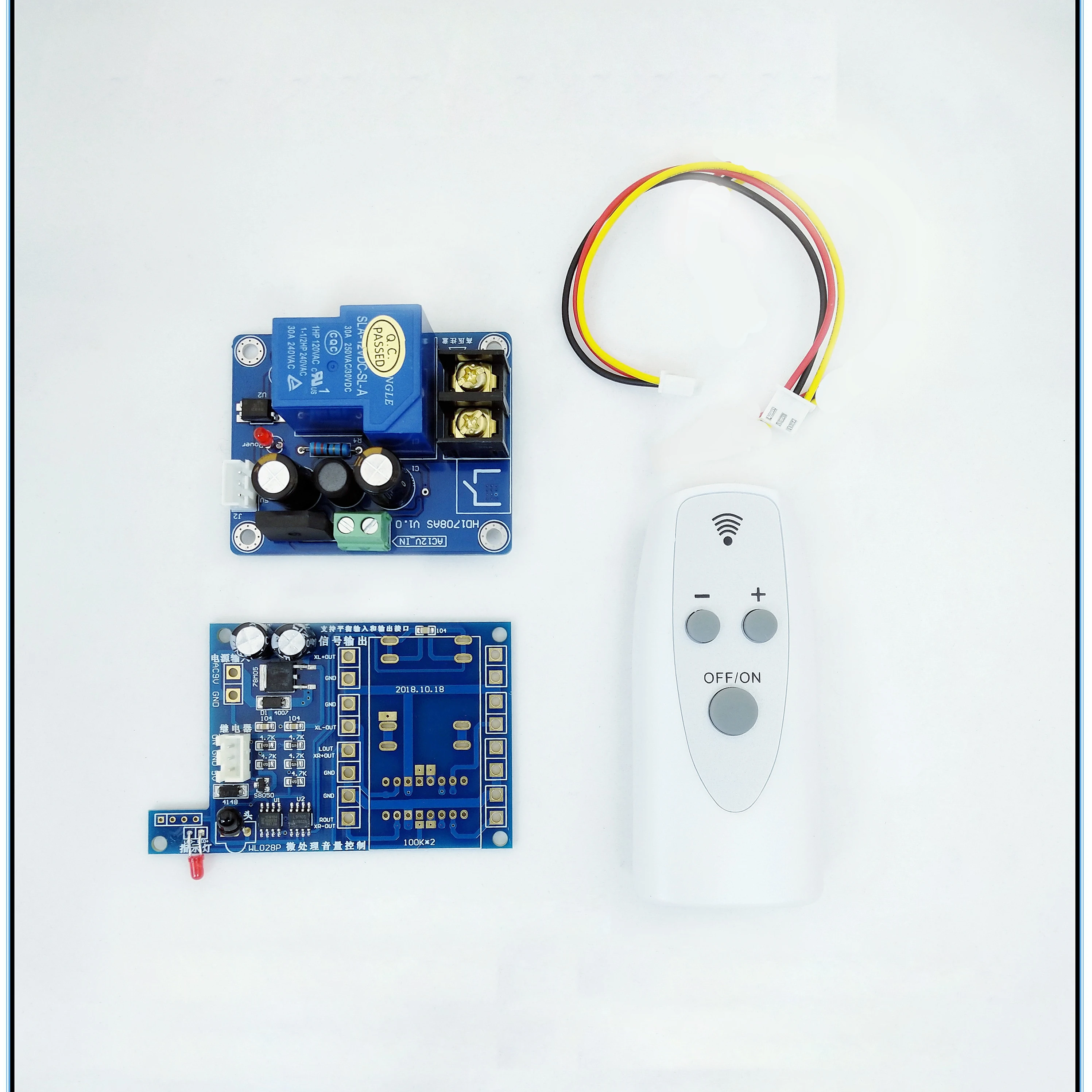Пульт дистанционного управления громкостью APLS, Усилитель предварительного усилителя, потенциометр двигателя, автоматическая регулировка громкости, 4-канальный сбалансированный