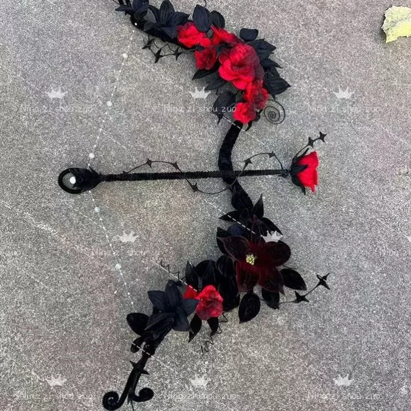 kit-de-materiais-para-acorios-universais-de-loween-tiara-de-espinhos-de-rosa-com-arco-e-flecha-bastao-torcido-anel-d