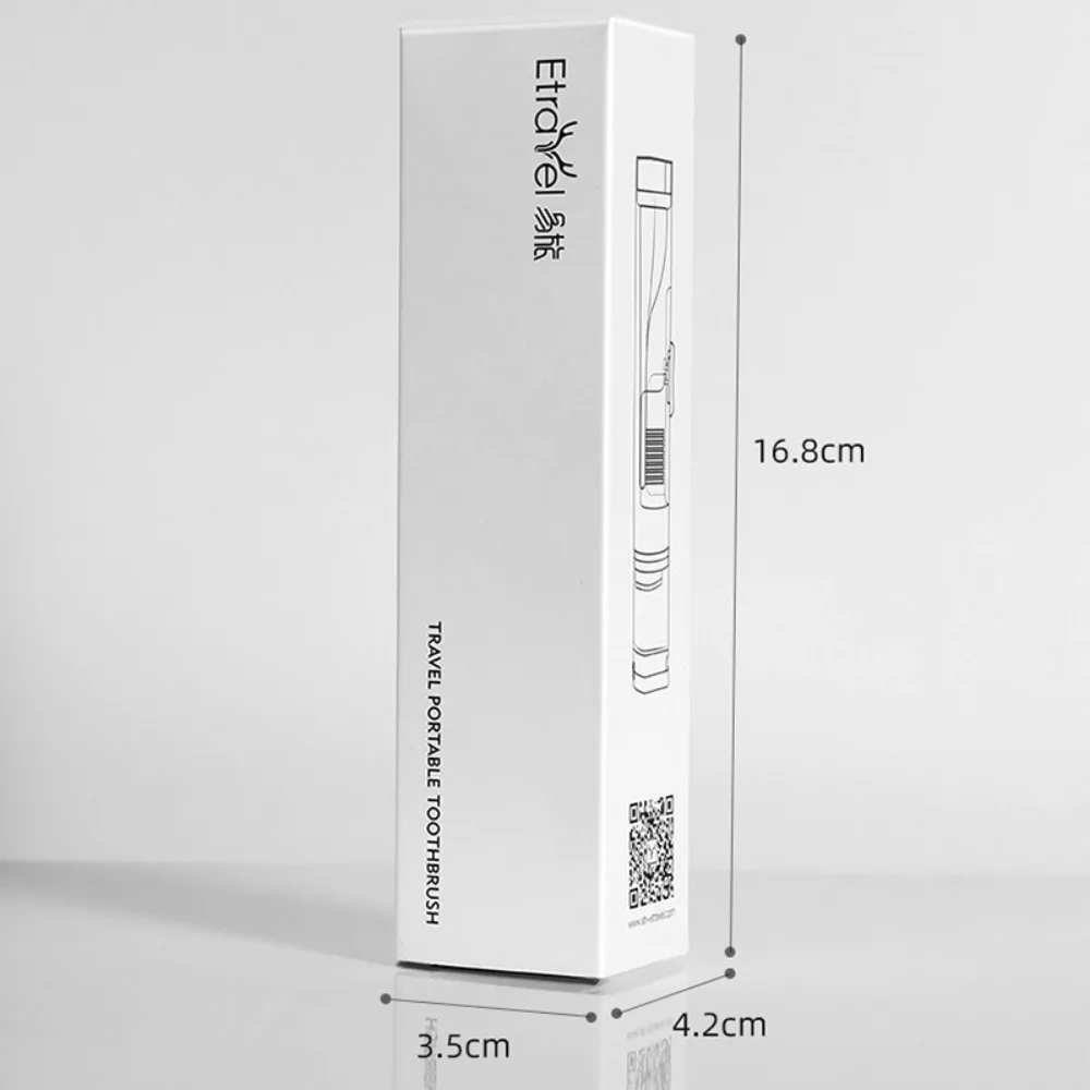 فرشاة أسنان محمولة جديدة قابلة للطي مجموعة فرشاة أسنان ناعمة إبداعية معجون أسنان صحي للسفر