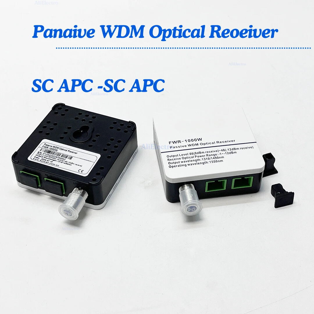 Passive FFTX 10G XGS-PON WDM CATV Optical Receiver Mininode Passive WDM Optical Receiver 1550nm -1~-12dB factory outlet