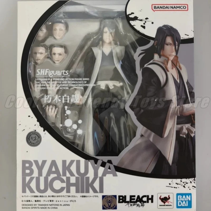 【In Stock】Original S H Figuarts Action Figure Bleach Kuchiki Byakuya Model Doll Brand New Boxed Anime Action Figures Toys