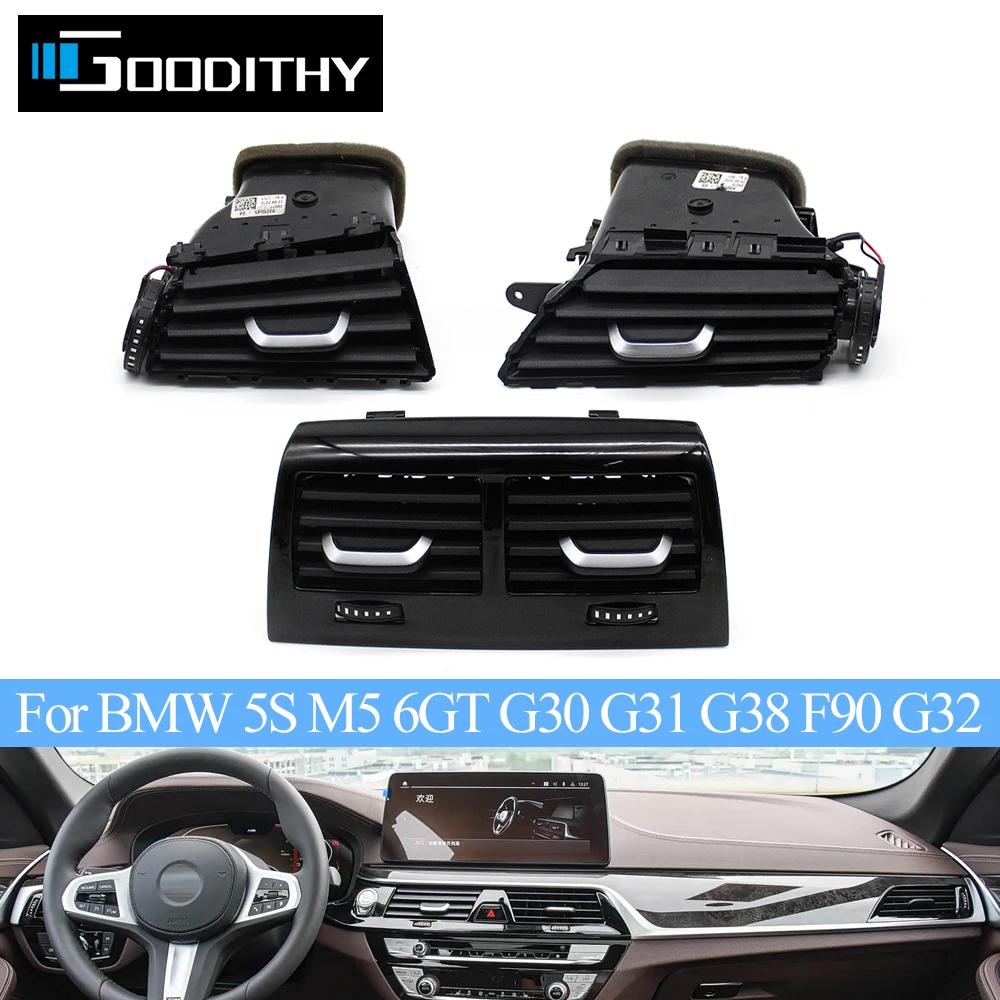 ​ 98% NEU LHD Auto Klimaanlage Lüftungsgitter Vorne Links Rechts Mitte Hinten für BMW 5er M5 6GT G30 G31 G38 F90 G32 2016-2024