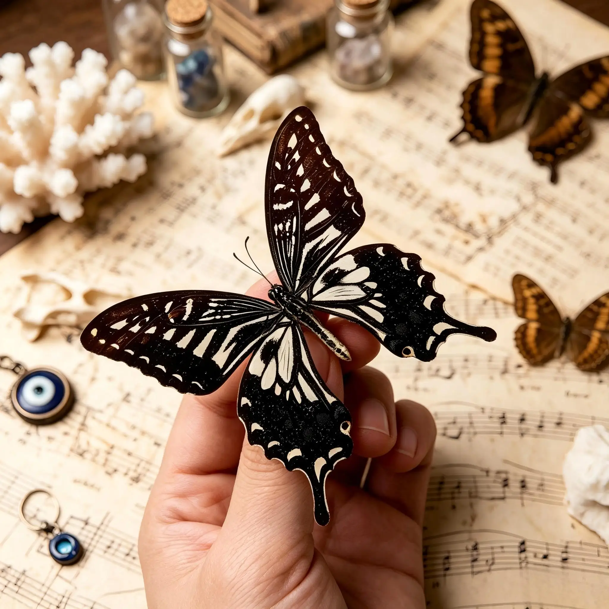 5-100pcs Papilio xuthus Butterfly Specimens | Bulk Insect Collection for Crafts, Home Decor, Curio Display & Natural History Art