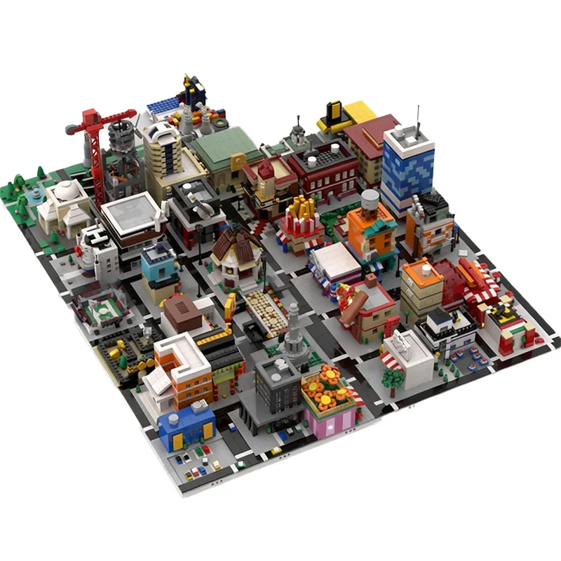 Serie di Mattoncini da Costruzione 42265 Pezzi Mondo Modulare |   Costruzione da 104 MOC, Blocchi Modulari Personalizzabili, Gioco di Assemblaggio Fai-da-Te, Regalo