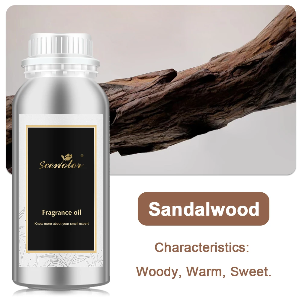 Large Capacity 500ML Natural Extracted Plant Essential Oil Home Air Freshener Sandalwood Rose Lime Mandarin Room Fragrance Oil