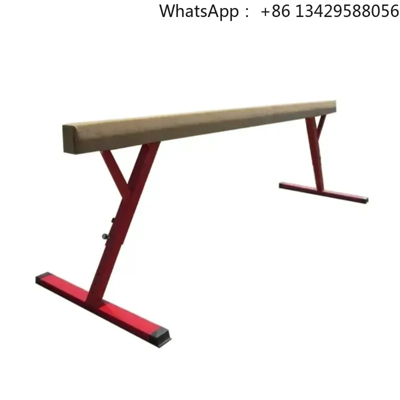 2m Gymnastics Large Elevating Balance Beam，Adjustable Height 80–120 cm for Rhythmic Gymnastics Competitions and Training