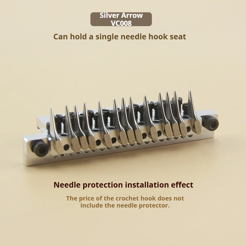 SilverStar VC008 Multi-Needle Looper Base L9113 W/ Detachable Needle Guard - 13-Needle Adjustable Position
