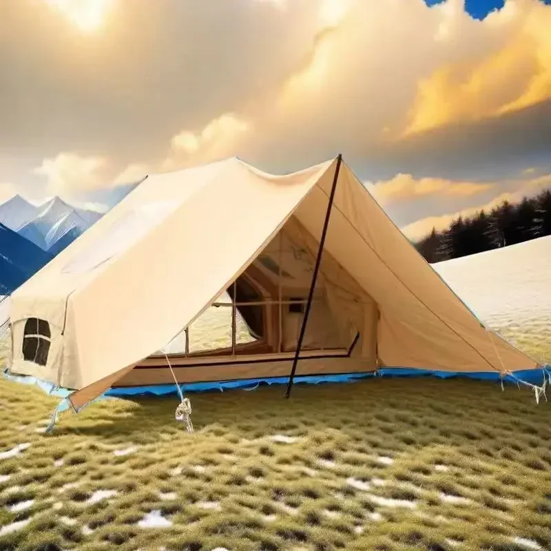 

Family Outdoor Camping Tent With Awning Event Luxury Big Heavy Duty Waterproof Sleeping Inflatable Air Tent factory price