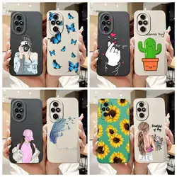 For Honor 200 Pro Case Stylish Candy Painted Cover Full Camera Protection Phone Case For Honor 200 Lite Honor200 Smart Soft Bags