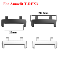 2Pcs Watch Strap Connector For Amazfit T-REX3 Accessories Metal Smartwatch Adapters 22mm For Huami Amazfit T REX 3 Watch Adapter