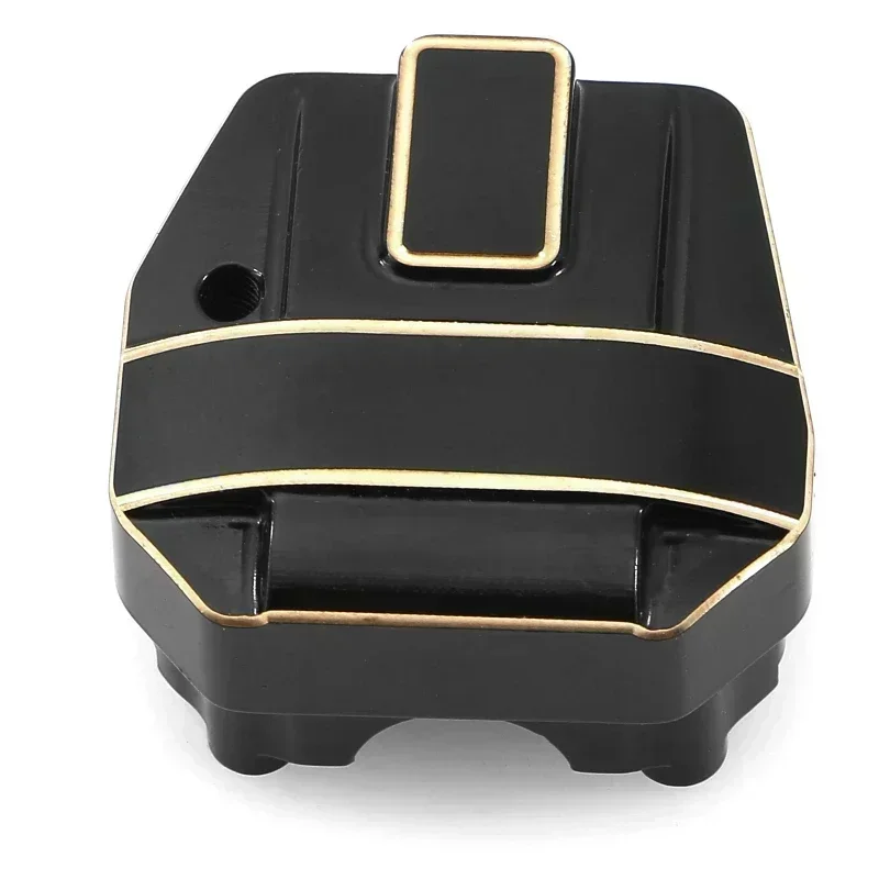 

2pcs Black Coating Brass Differential Cover for Axial SCX10 PRO 1/10 RC Crawler Car Upgrade Parts Accessories